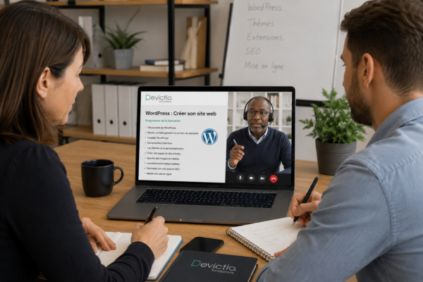 Apprendre le CMS WordPRess est la solution idéale pour apprendre à créer et gérer vote site web en toute autonomie. Formation en distanciel ou présentiel, au choix. Eligibilité plan entreprise / OPCO et CPF.