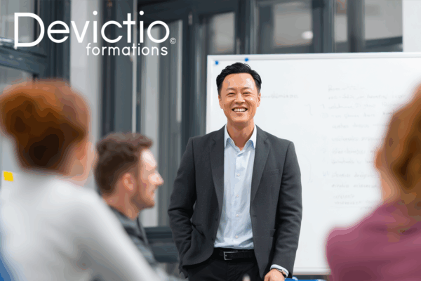 Chez Devictio, chaque stagiaire bénéficie d’un accompagnement personnalisé afin de transformer le stress en levier de performance et de bien-être au travail. Notre formateur guide les participants à travers un atelier conçu pour identifier leurs sources de stress et développer des stratégies adaptées.