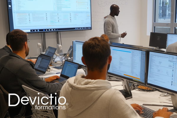 Découvrez notre formation à Figma proposée en présentiel et apprenez à créer des interfaces modernes, interactives et parfaitement adaptées aux besoins des utilisateurs.