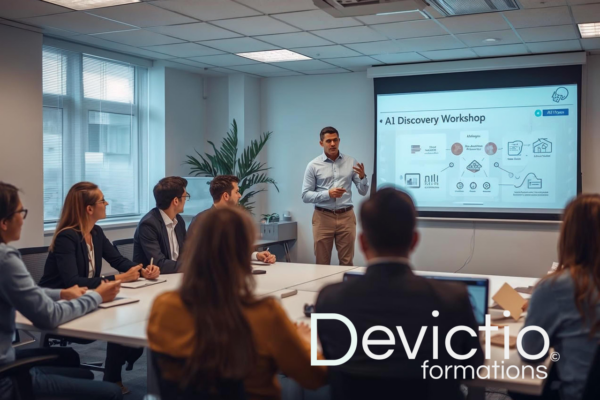 Formation Atelier IA : Clarifiez vos idées, structurez vos projets, accélérez vos réflexions : notre atelier découverte IA révèle de nouveaux leviers.