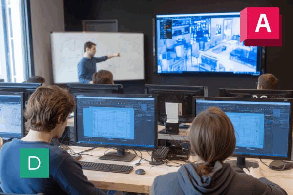 Formation AutoCAD CPF : Formez-vous à ce logiciel de CAO en utilisant votre compte CPF. Formation dispensée en présentiel sur Lyon.