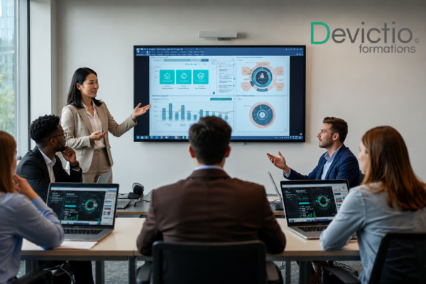 Formation cybersécurité et intelligence artificielle à Lyon : Théorie et ateliers pratiques de formation IA et cybersécurité durant lequel les stagiaires apprennent à utiliser ChatGPT, Claude et Microsoft Copilot de manière sécurisée afin de protéger les données sensibles de leur entreprise.