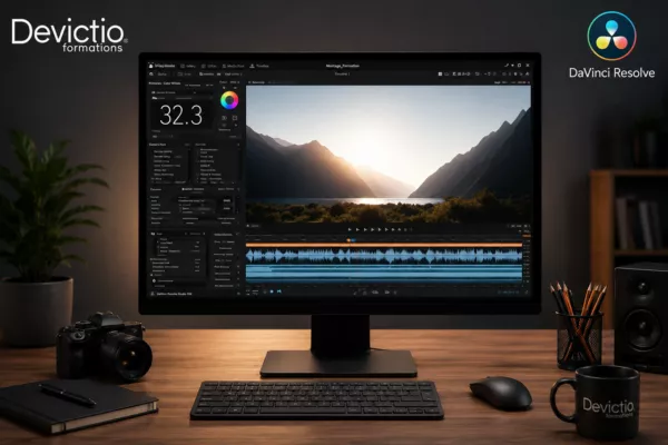Formation DaVinci Resolve à Lyon : maîtrisez le montage et l’étalonnage