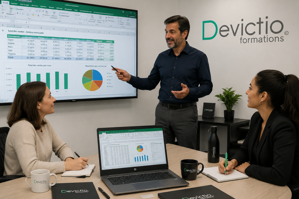 Formation Excel Lyon : découvrez nos formations en présentiel, tous niveaux et en petits groupes pour une meilleure qualité pédagogique. Eligibilité CPF