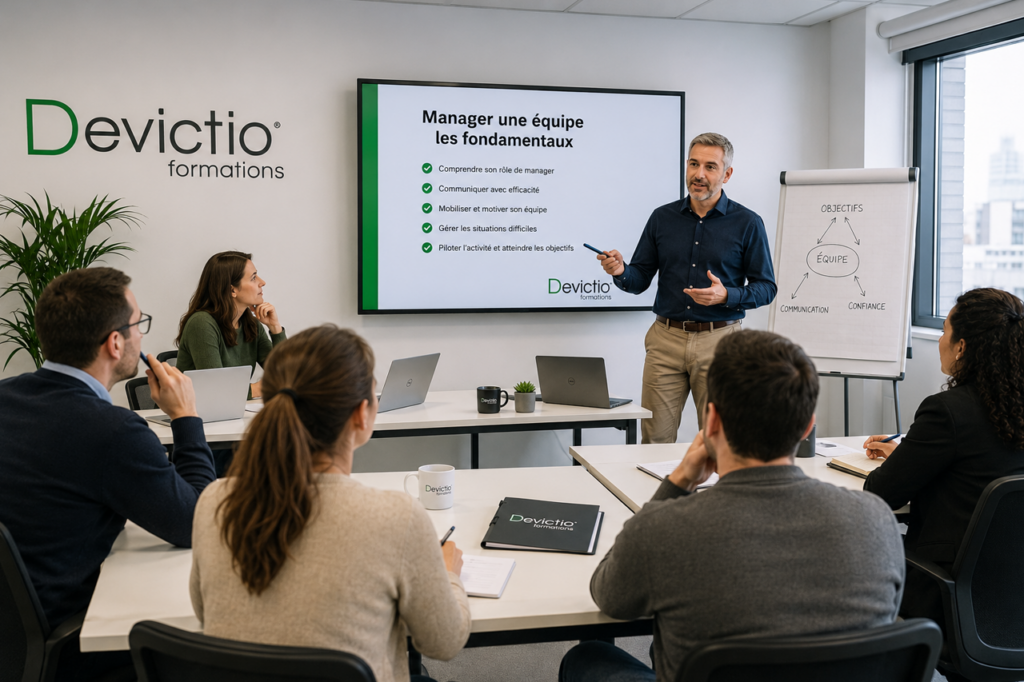 Formation Manager une Equipe Lyon : Apprenez à gérer une équipe de collaborateurs de manière professionnelle.