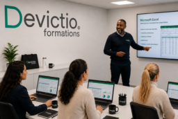 Formation Outlook Lyon : Adoptez les bonnes pratiques en automatisant vos tâches répétitives et optimisez votre organisation quotidienne afin de gagner un temps précieux. En maîtrisant Outlook et son intégration avec Microsoft 365, vous améliorez votre productivité, votre collaboration et votre efficacité professionnelle. Notre formation Outlook est dispensée en présentiel.