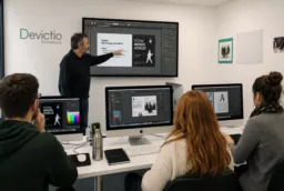 Formation PAO à Lyon : développez vos compétences en graphisme et publication avec Photoshop, Illustrator et InDesign dans notre stage certifiant.