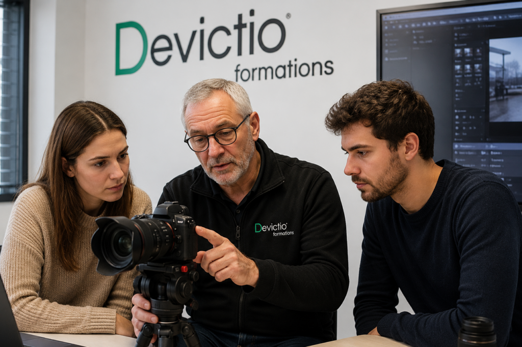 Formation Prise de vue vidéo Lyon : Maîtrisez la prise de vue vidéo professionnelle en deux jours. Stage en présentiel éligible plan entreprise / OPCO.