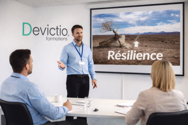 Formation Résilience Lyon : cette formation est illustrée par une image symbolique : un arbre qui pousse dans un environnement difficile et qui représente la transformation et le rebond après l’épreuve.