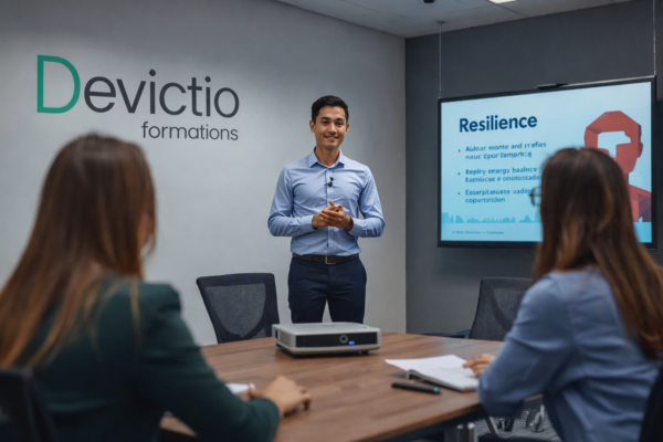 Formation Résilience pour Entreprise : Chaque session est base sur des cas pratiques pour une meilleure qualité pédagogique.