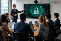 Formation Sensibilisation des collaborateurs aux cyberattaques : les cyberattaques ne ciblent plus uniquement les grandes entreprises ou les organisations disposant d’infrastructures informatiques complexes. Protégez votre entreprise contre les cyberattaques