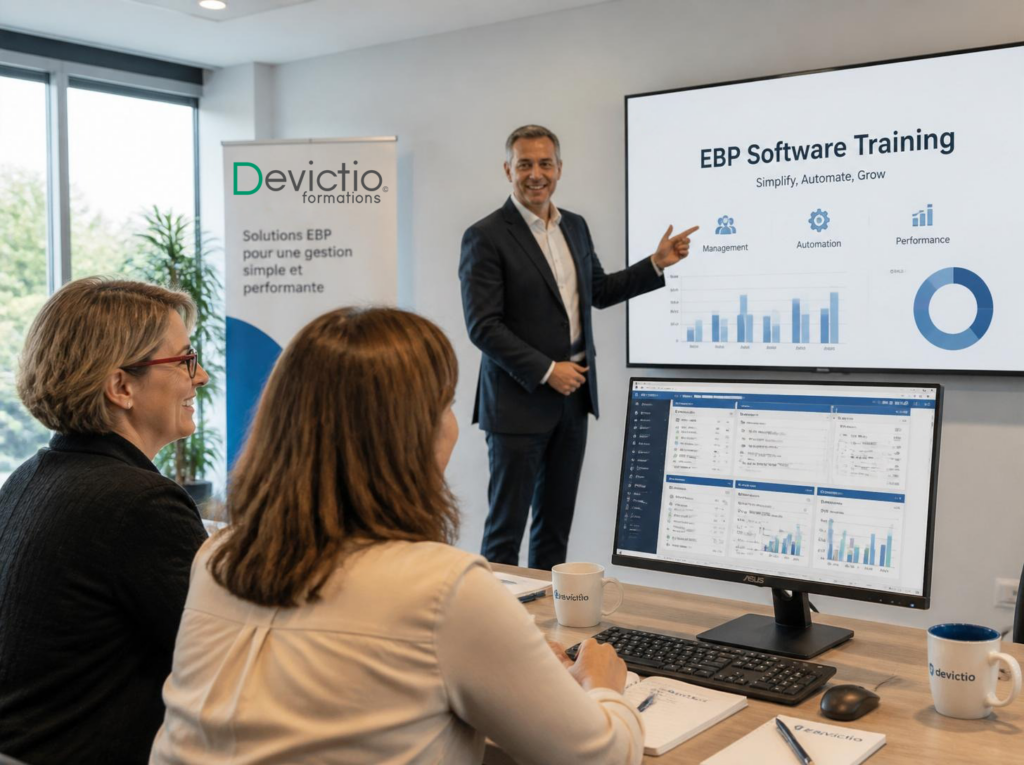 Formations EBP Lyon : Améliorez votre gestion commerciale, gestion paye, comptabilité avec nos Formation EBP