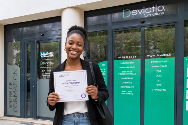 Formations TOSA DIGCOMP : obtenez votre certification DIGCOMP en trois jours grâce à notre formation TOSA Digcomp sur Lyon. Eligibilité CPF.