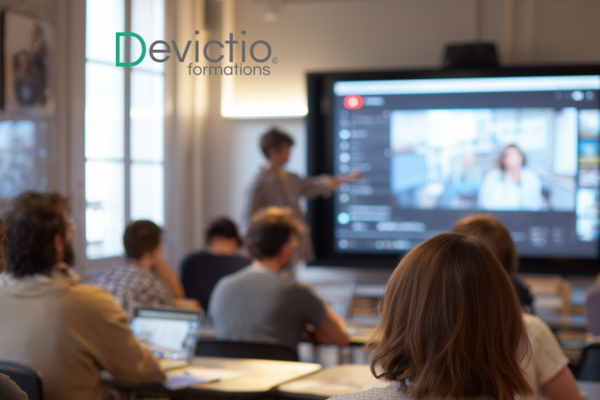 La Formation YouTube en petit groupe proposée par Devictio à Lyon favorise les échanges, la pratique et un accompagnement plus personnalisé par le formateur. Chaque participant peut poser ses questions et travailler sur des problématiques proches de son activité ou de celle de son entreprise. Cette organisation permet de profiter pleinement des trois journées de formation et de repartir avec des méthodes directement applicables à sa stratégie YouTube.