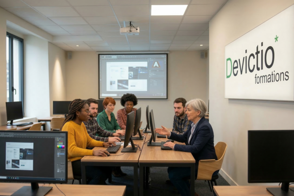 Maîtrisez votre communication visuelle en maîtrisant Affinity. Notre formation sur 6 jours / 42 heures vous permet de maîtriser la retouche photo, la mise en page et la création graphique vectorielle.