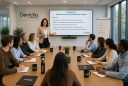 Prévention pour mieux agir : apprenez à identifier les situations à risque et les différentes formes de harcèlement au travail. Adoptez les bons réflexes pour prévenir les comportements inappropriés et agir de manière adaptée.
