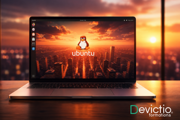 Suivre une Formation Ubuntu permet d’acquérir les compétences essentielles pour utiliser et administrer un environnement Linux professionnel. Les participants apprennent à maîtriser le terminal, les fichiers, les utilisateurs, les droits et les principaux services du système.