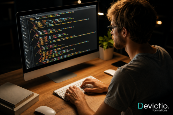 Une formation HTML/CSS permet aux salariés de renforcer leurs compétences dans la gestion quotidienne des sites web de leur entreprise. En comprenant la structure et la mise en forme des pages, ils peuvent intervenir plus facilement sur les contenus, effectuer des personnalisations et identifier certains problèmes d’affichage. Ces compétences leur apportent ainsi davantage d’autonomie et de réactivité dans l’administration et l’évolution des sites web professionnels.